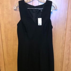 Sleeveless Black Evening Dress